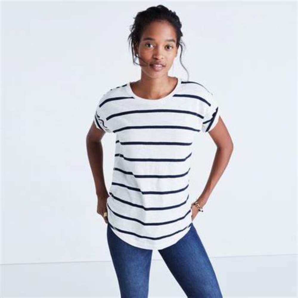 Black/White Striped T-Shirt